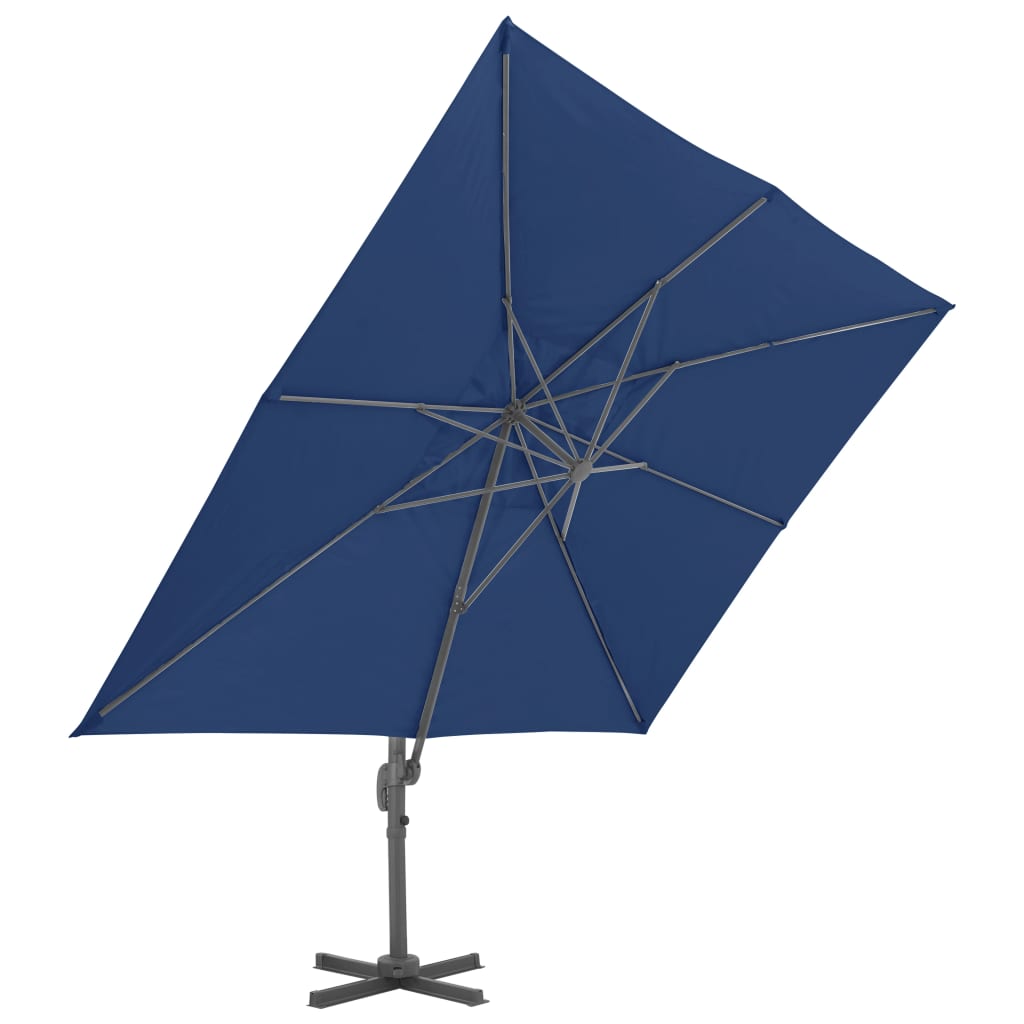 Zweefparasol met aluminium paal 300x300 cm