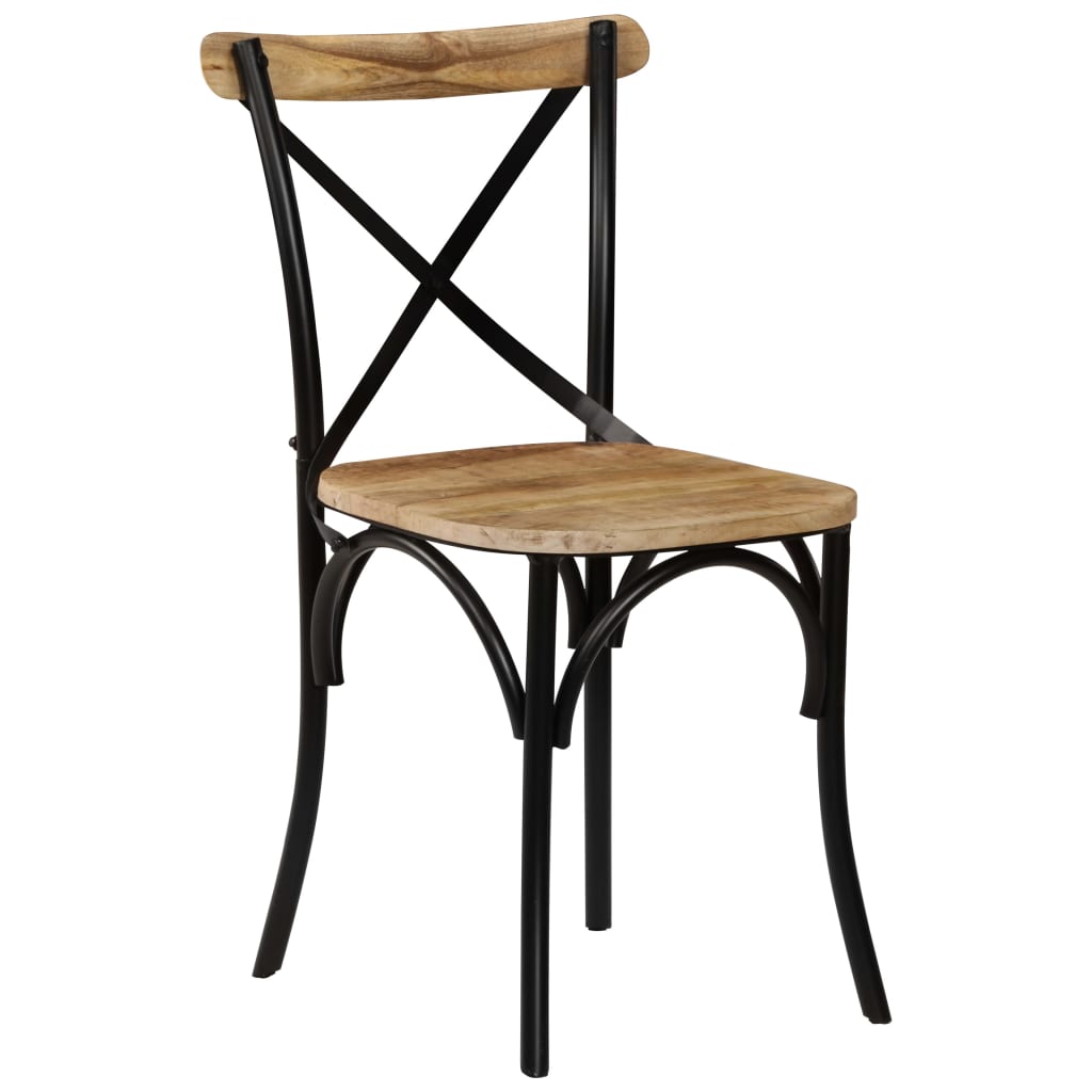 Eetkamerstoelen 4 st massief gerecycled hout