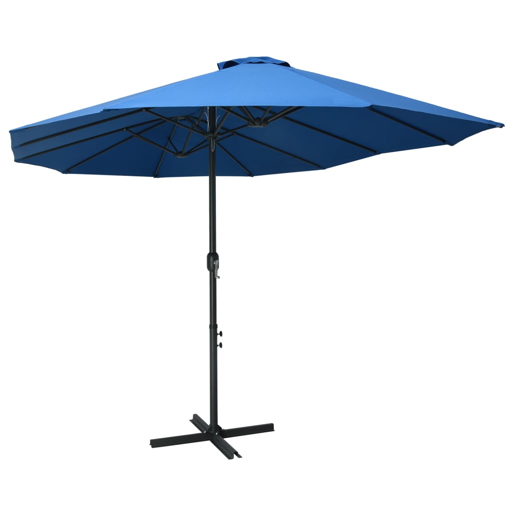 Parasol met aluminium paal 460x270 cm