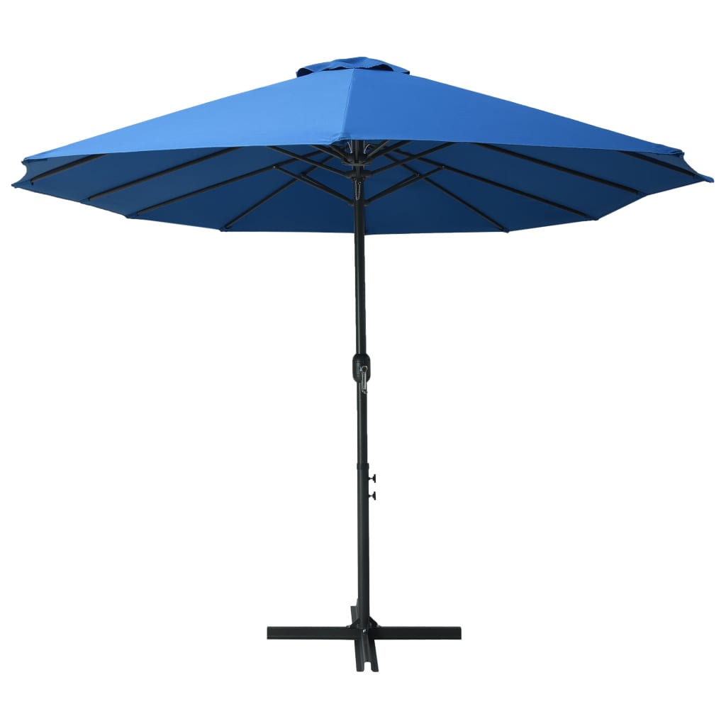 Parasol met aluminium paal 460x270 cm groen