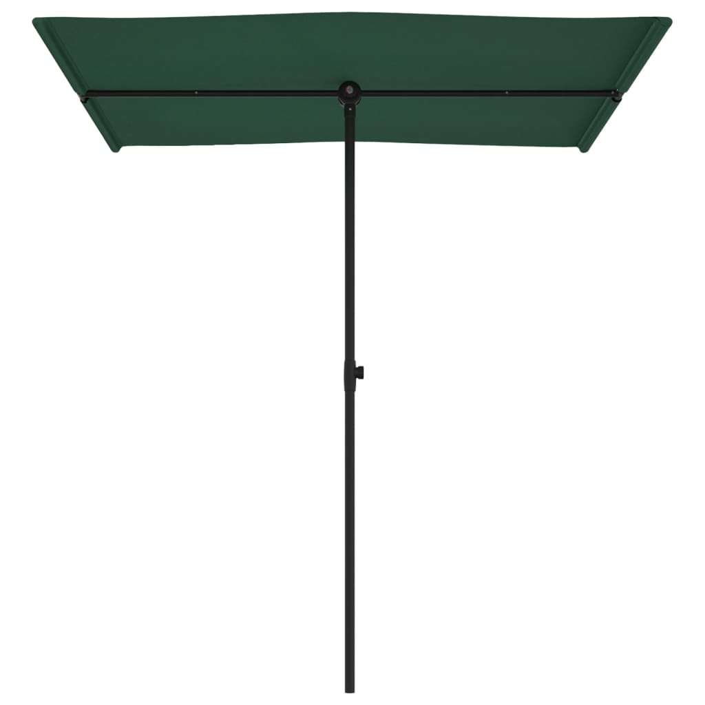 Parasol met aluminium paal 2x1,5 m