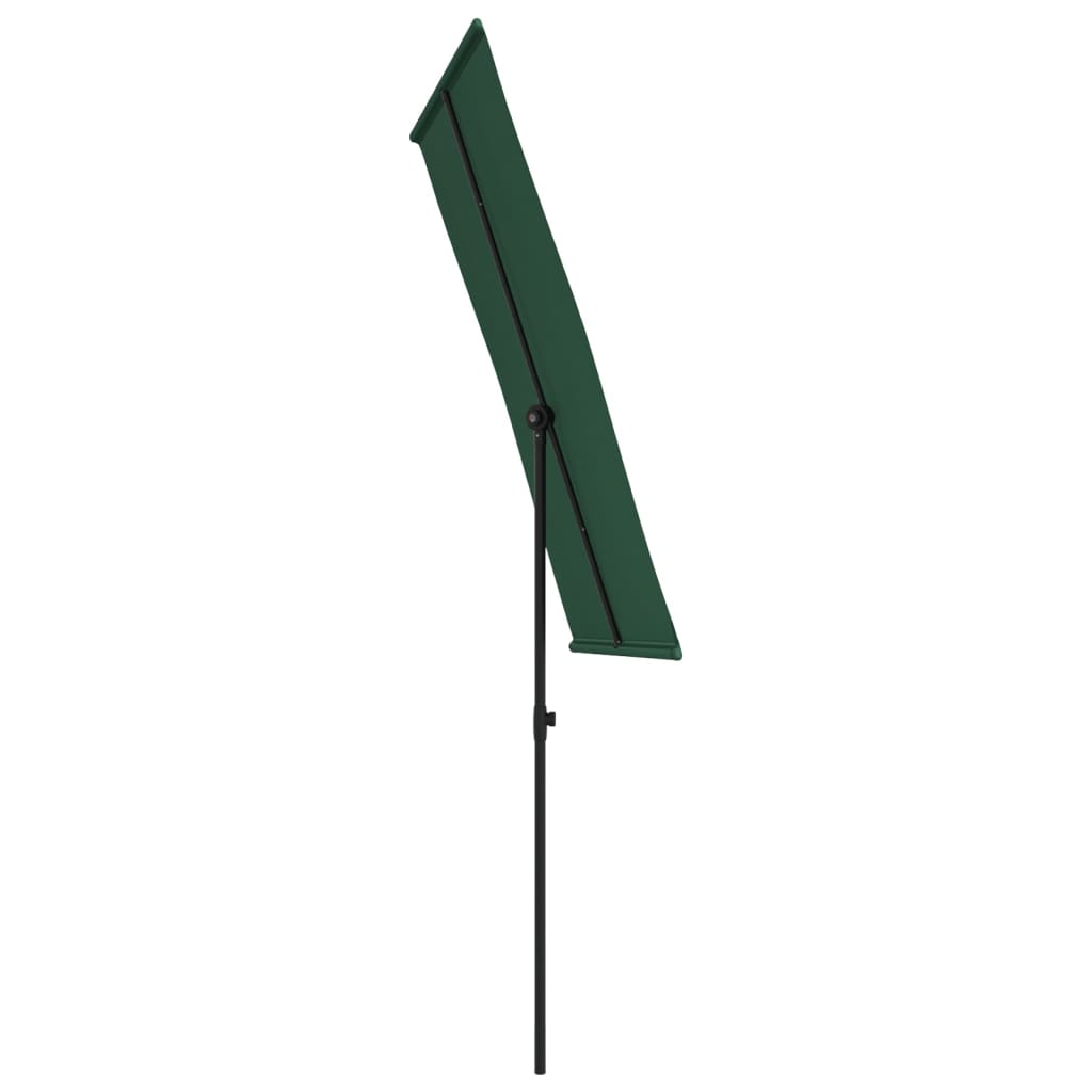 Parasol met aluminium paal 2x1,5 m