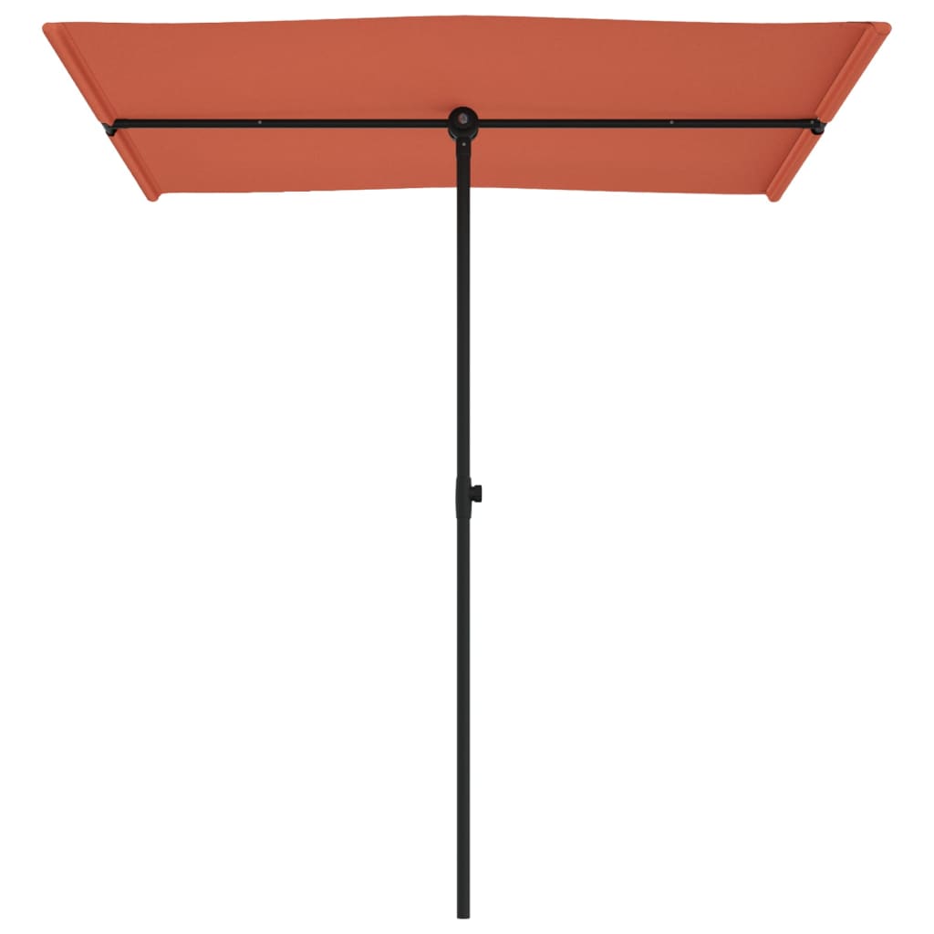 Parasol met aluminium paal 180x110 cm