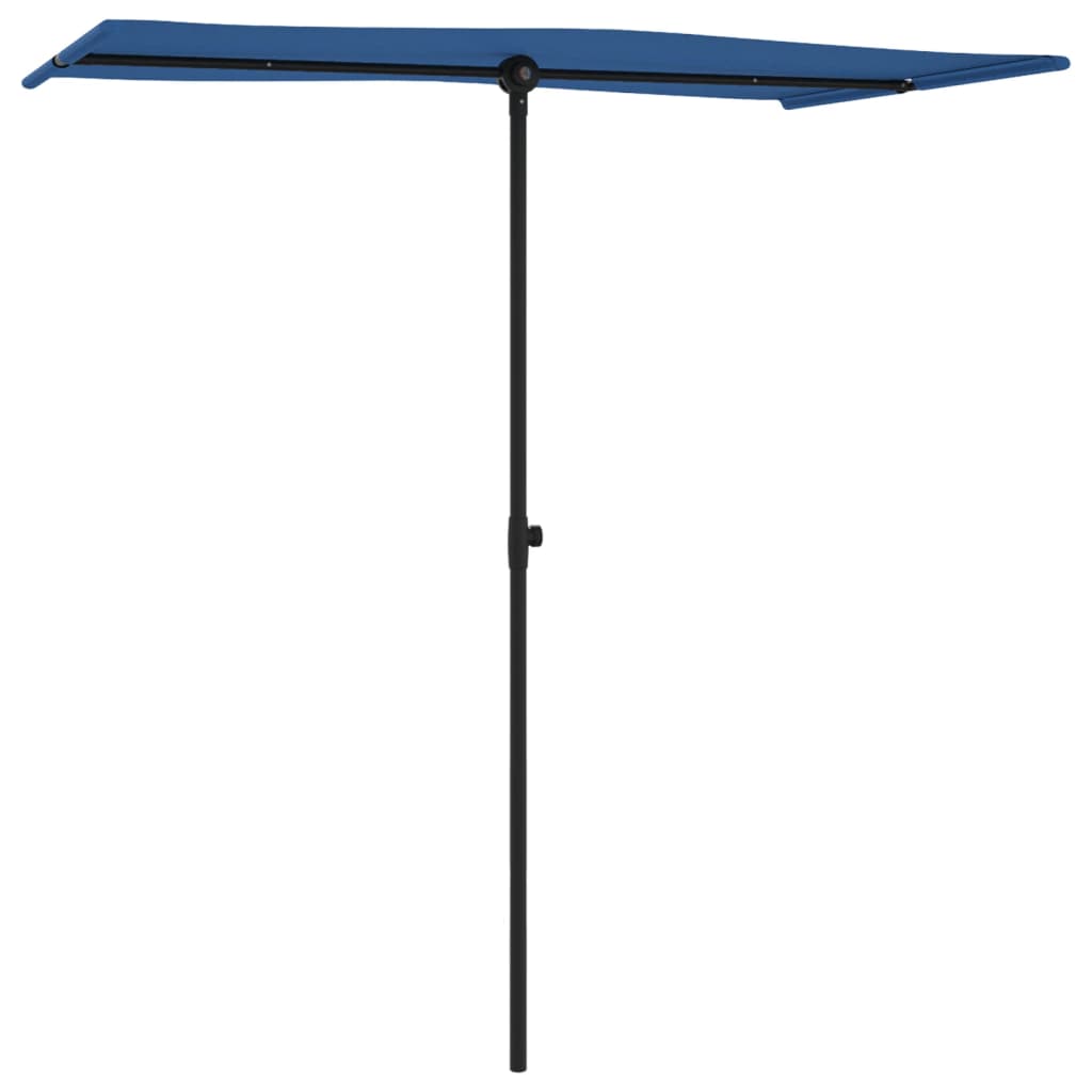 Parasol met aluminium paal 2x1,5 m