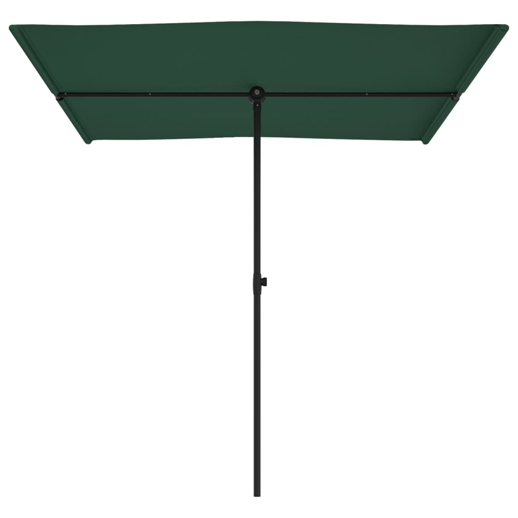 Parasol met aluminium paal 180x110 cm