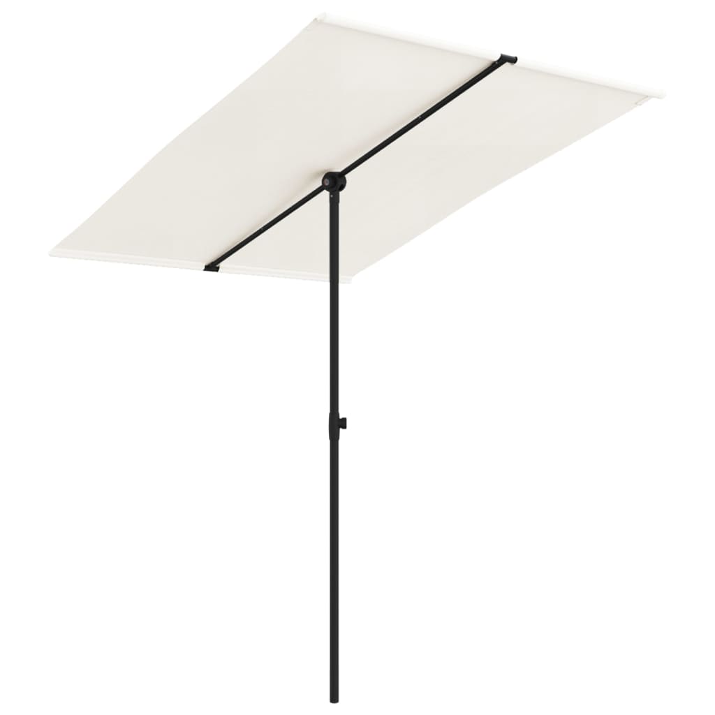 Parasol met aluminium paal 180x110 cm