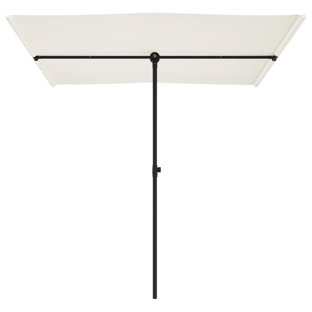 Parasol met aluminium paal 180x110 cm