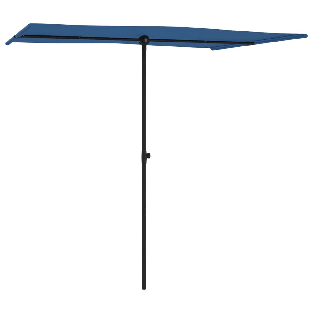 Parasol met aluminium paal 180x110 cm