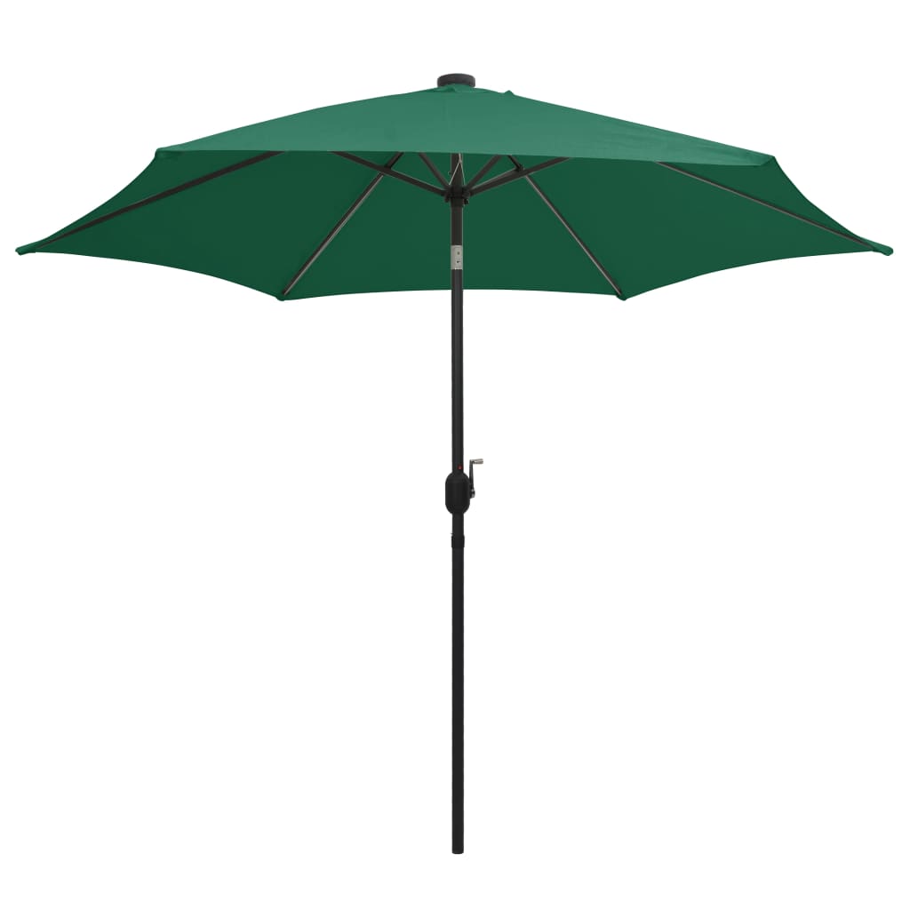 Parasol met LED-verlichting en aluminium paal 300 cm