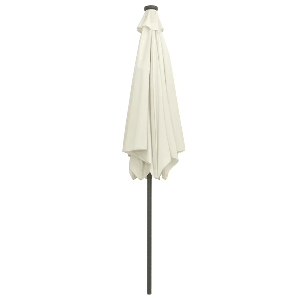 Parasol met LED-verlichting en aluminium paal 300 cm