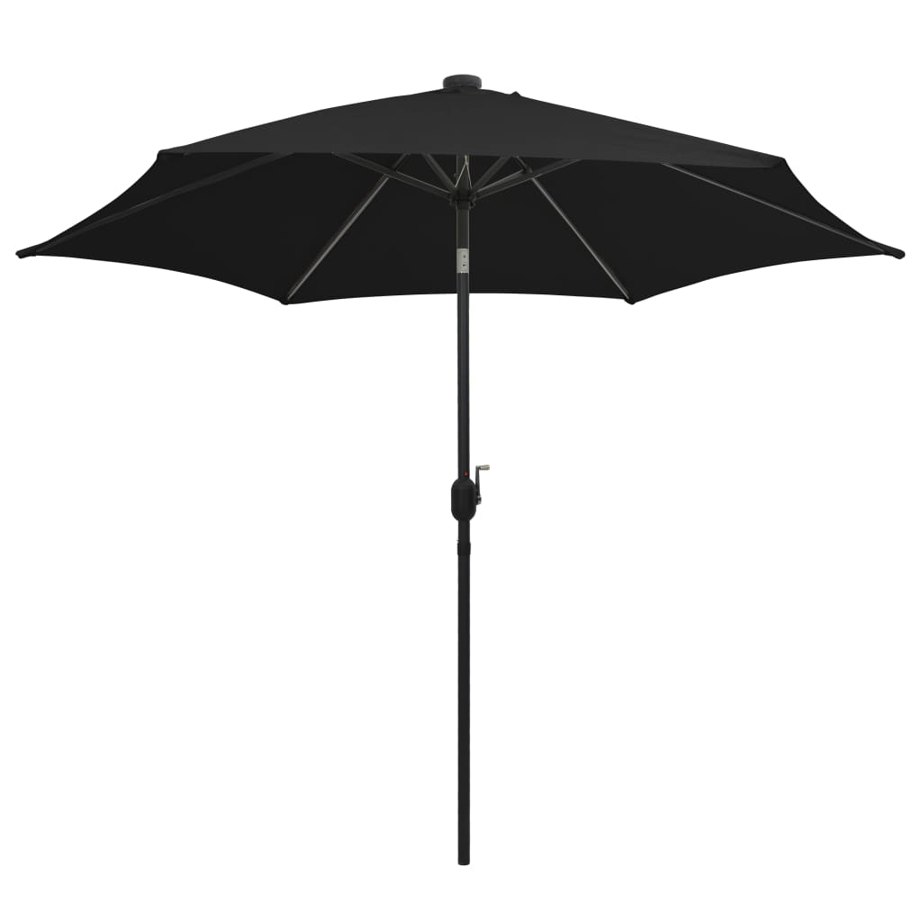 Parasol met LED-verlichting en aluminium paal 300 cm