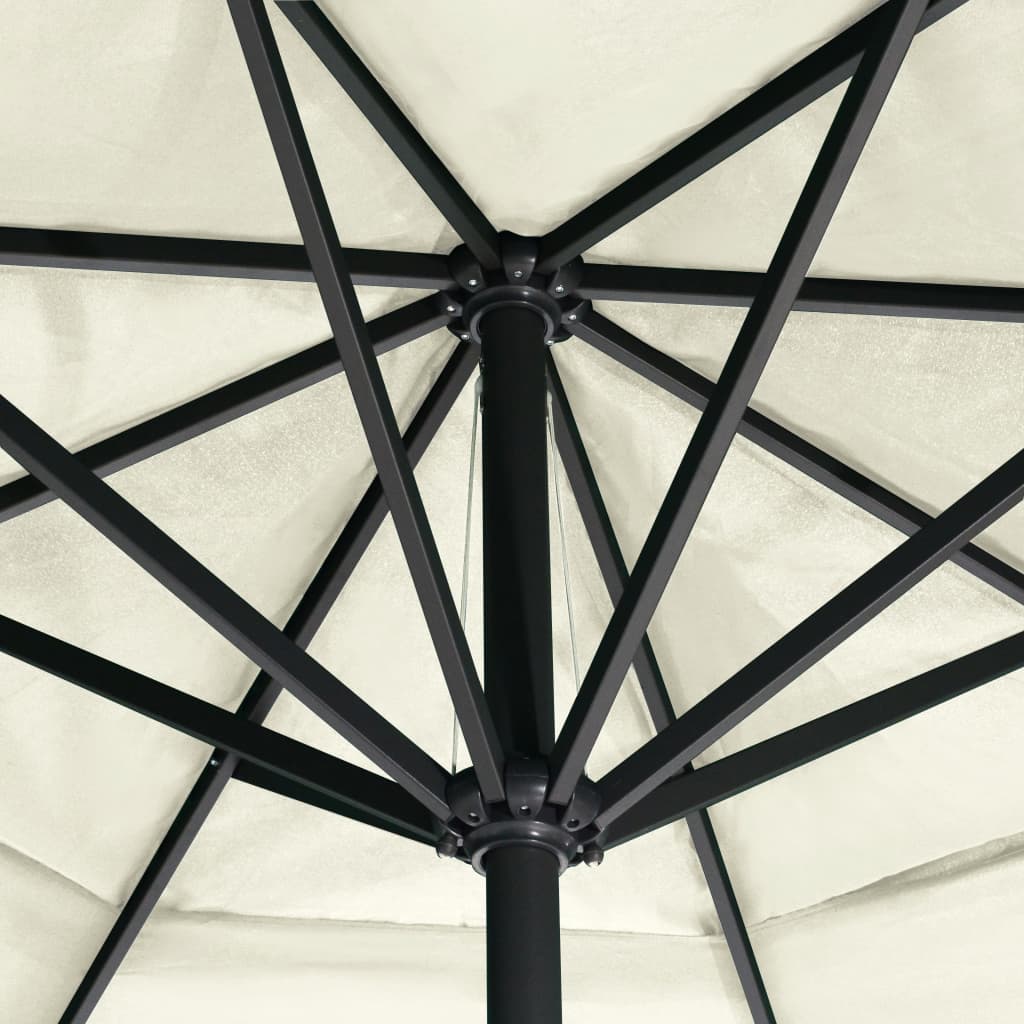 Parasol met aluminium paal 600 cm