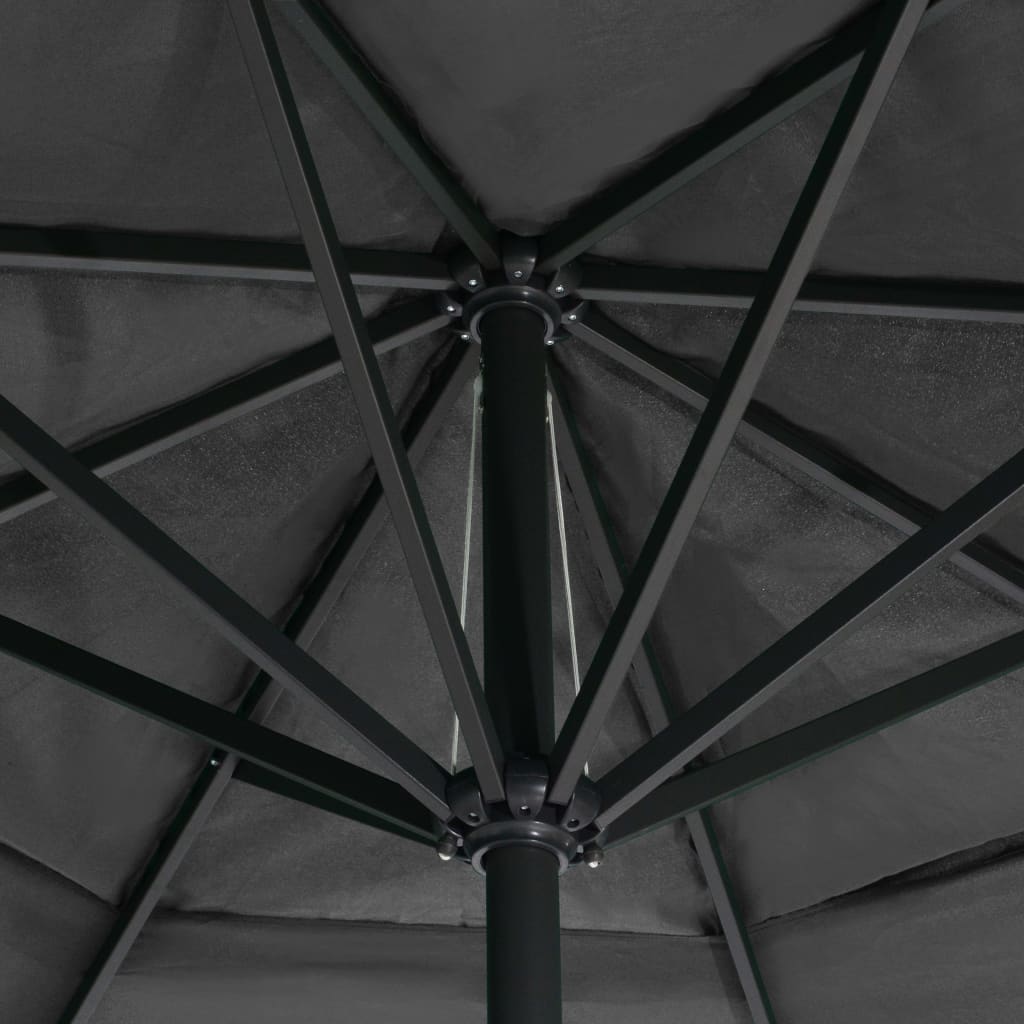 Parasol met aluminium paal 600 cm