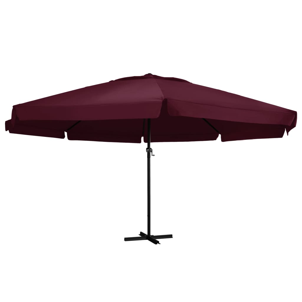 Parasol met aluminium paal 600 cm