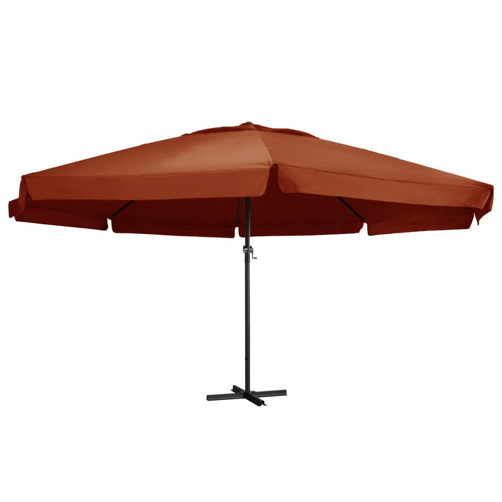 Parasol met aluminium paal 600 cm