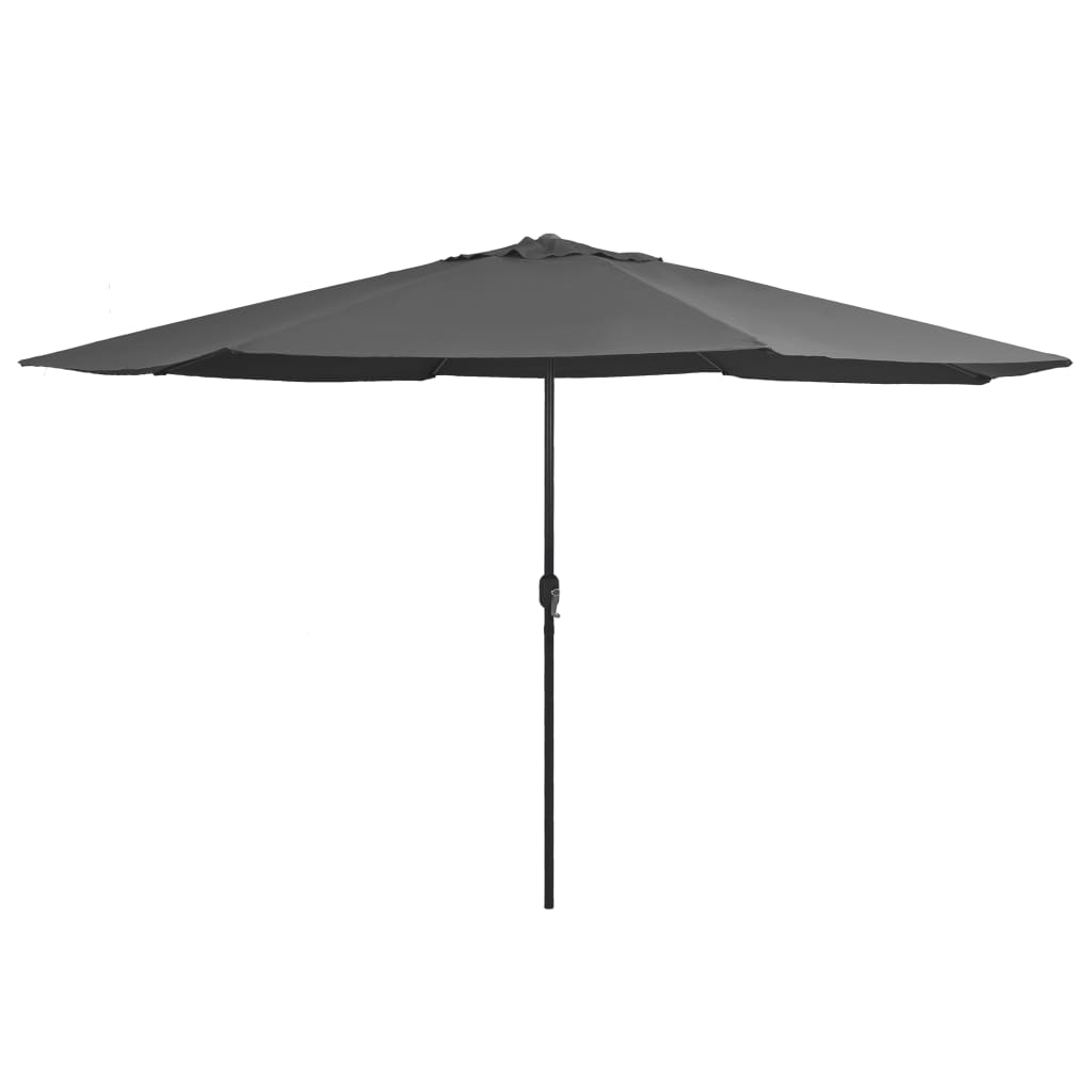 Parasol met metalen paal 390 cm antraciet