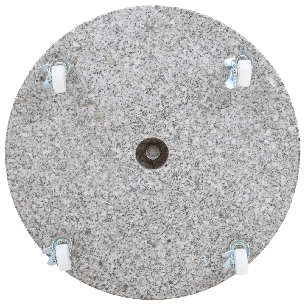 Parasolvoet rond 30 kg graniet