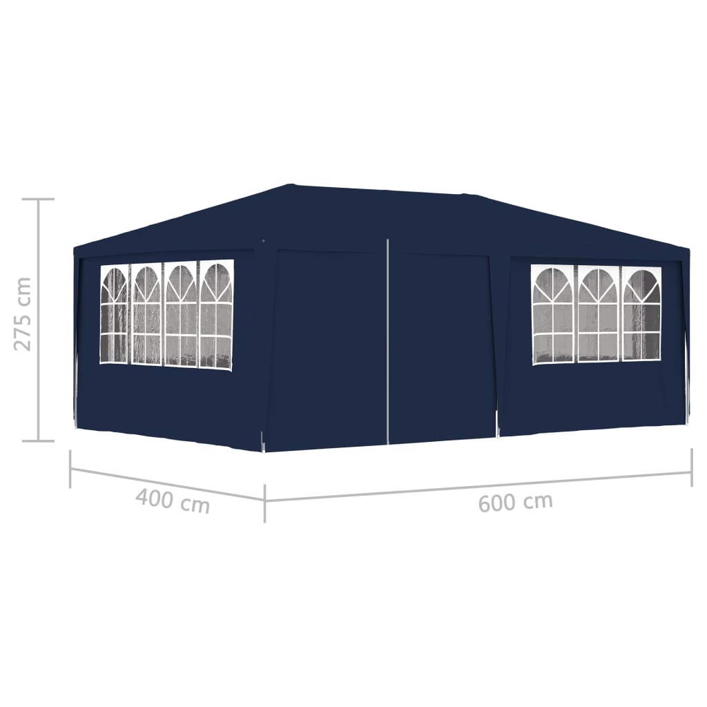 Partytent met zijwanden professioneel 90 g/m² 4x9 m