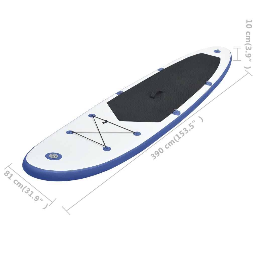 Stand Up Paddleboardset opblaasbaar en wit