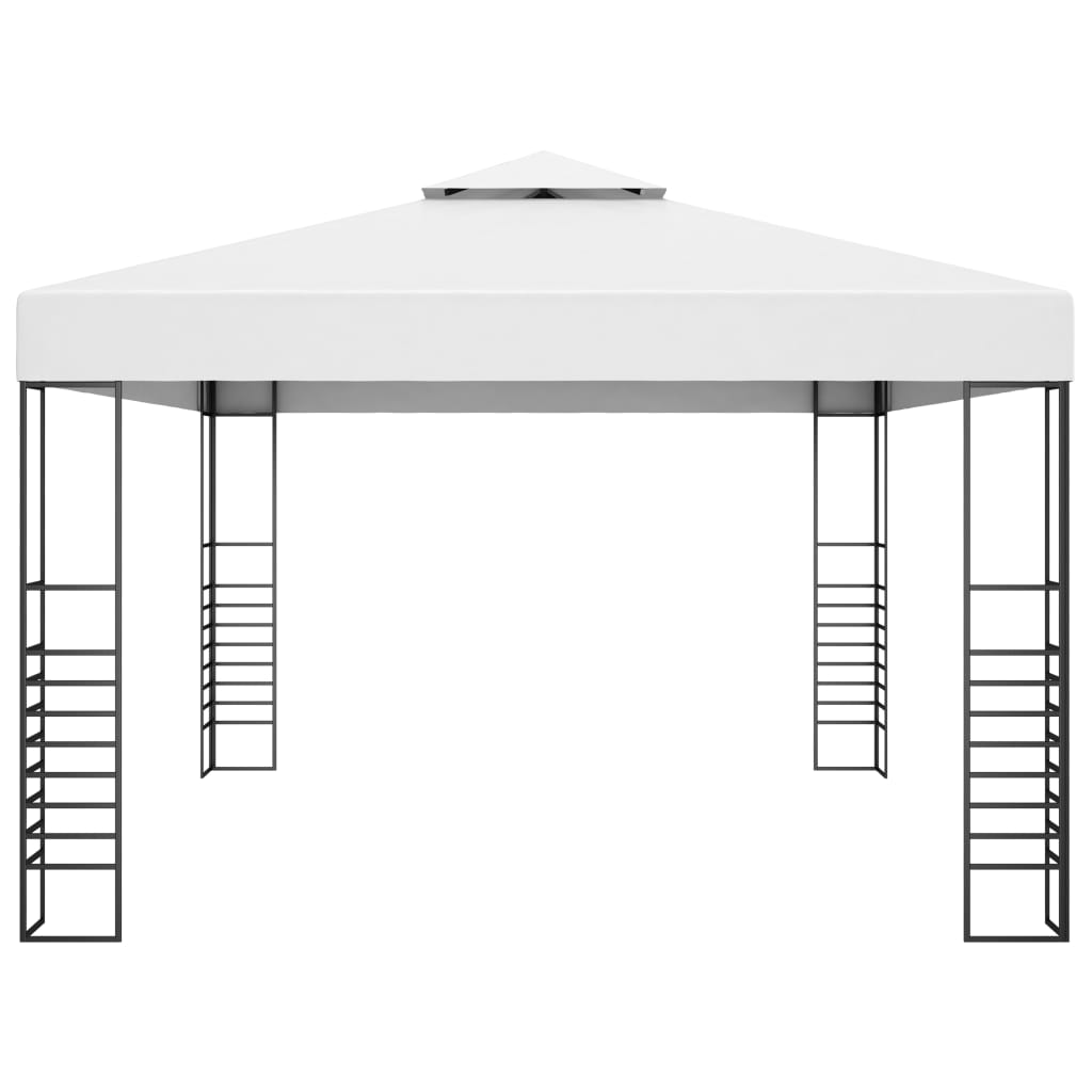 Tuinprieel 4x3x2,7 m gepoedercoat staal