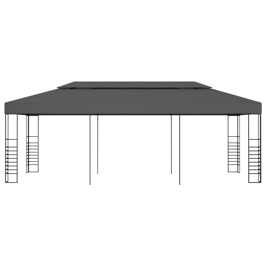 Tuinprieel 4x3x2,7 m gepoedercoat staal