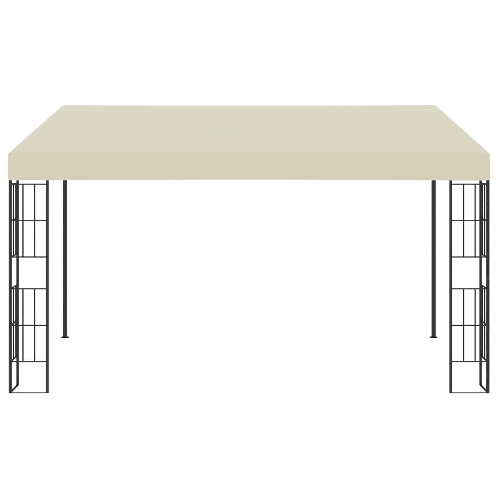 Wandprieel 3x6 m stof antracietkleurig