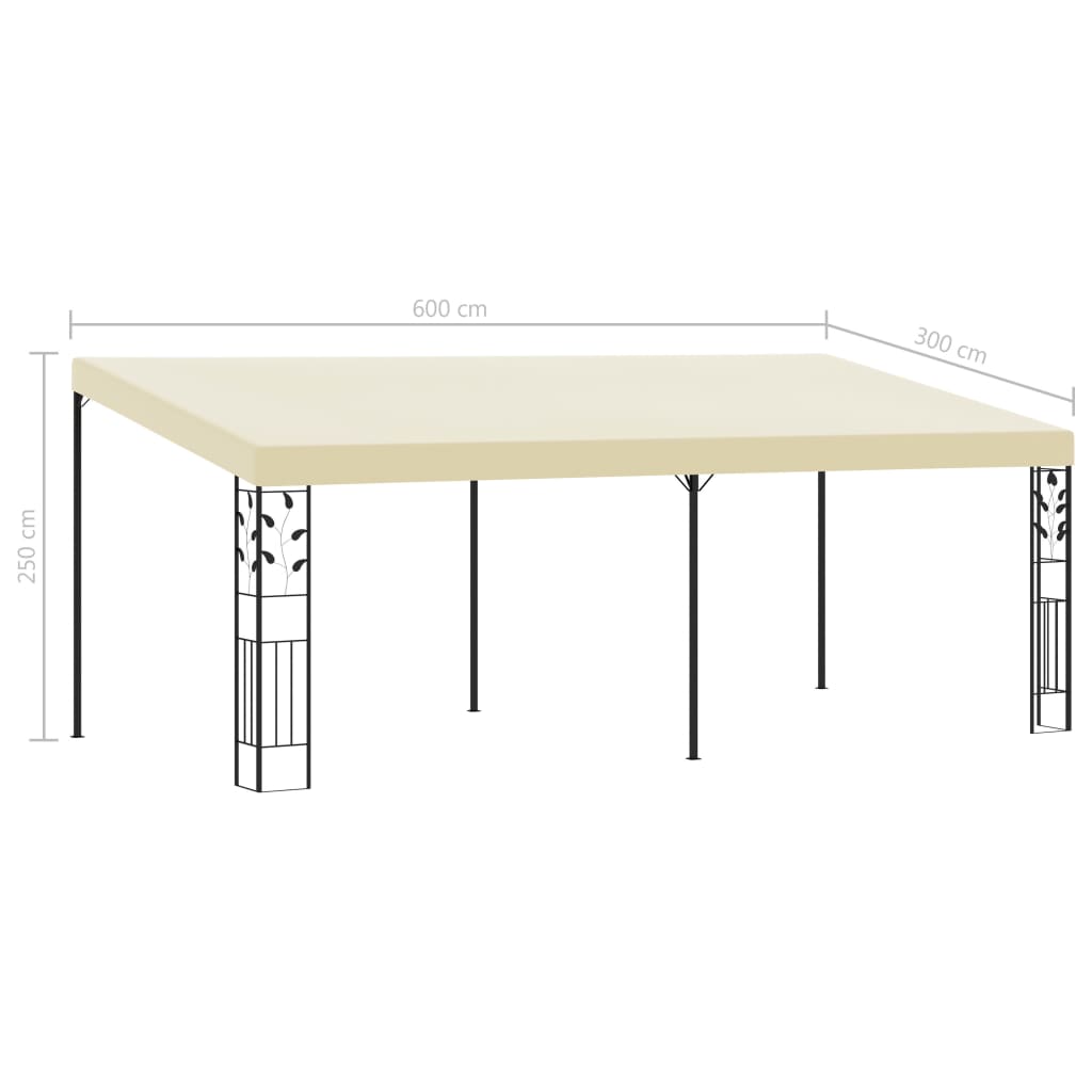 Wandprieel 3x3x2,5 m