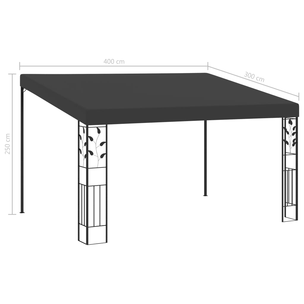 Wandprieel 3x3x2,5 m