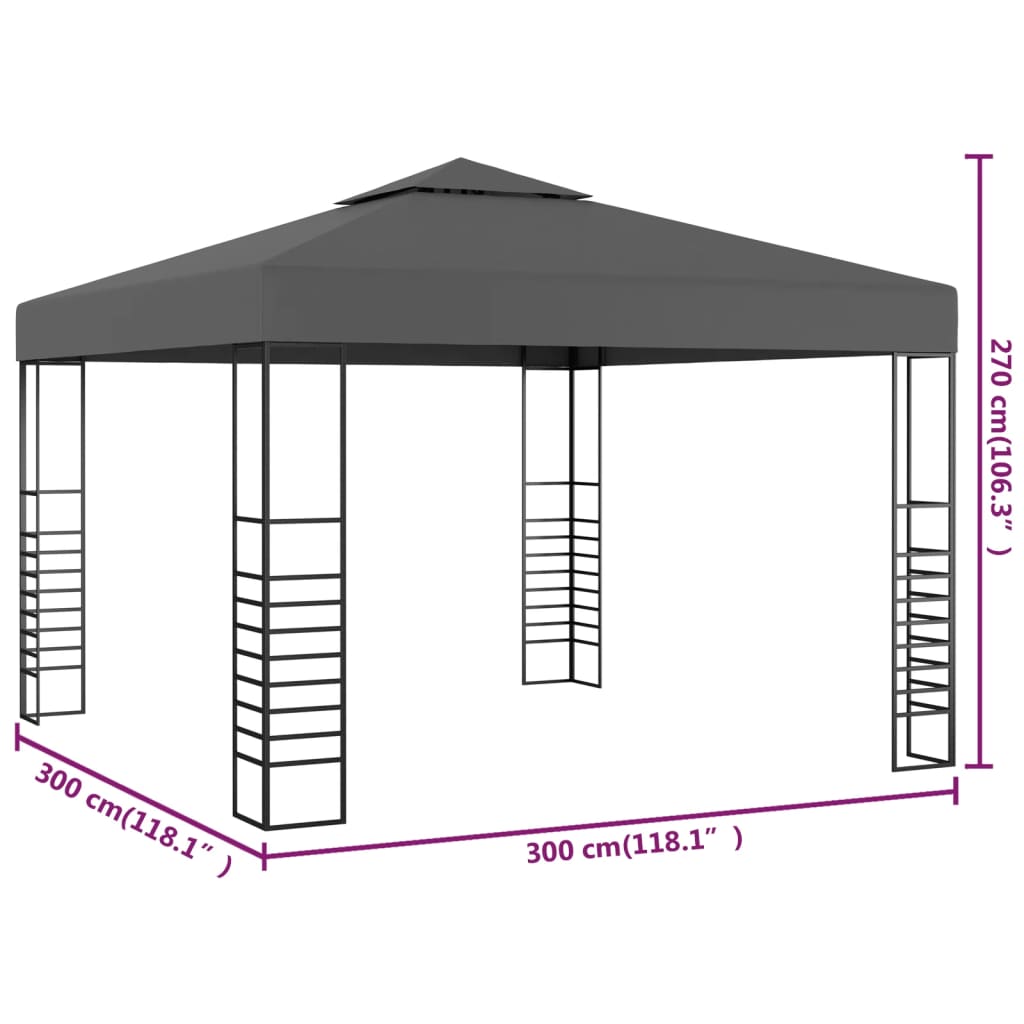 Tuinpaviljoen 3x3 m