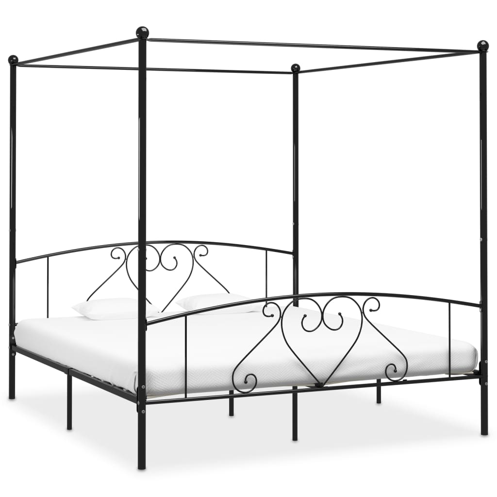 Hemelbedframe metaal 120x200 cm