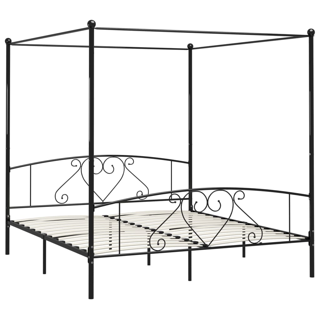 Hemelbedframe metaal 120x200 cm