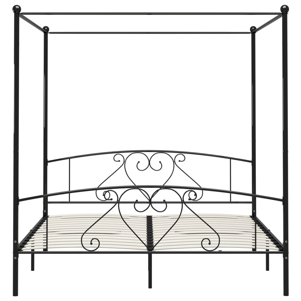 Hemelbedframe metaal 120x200 cm