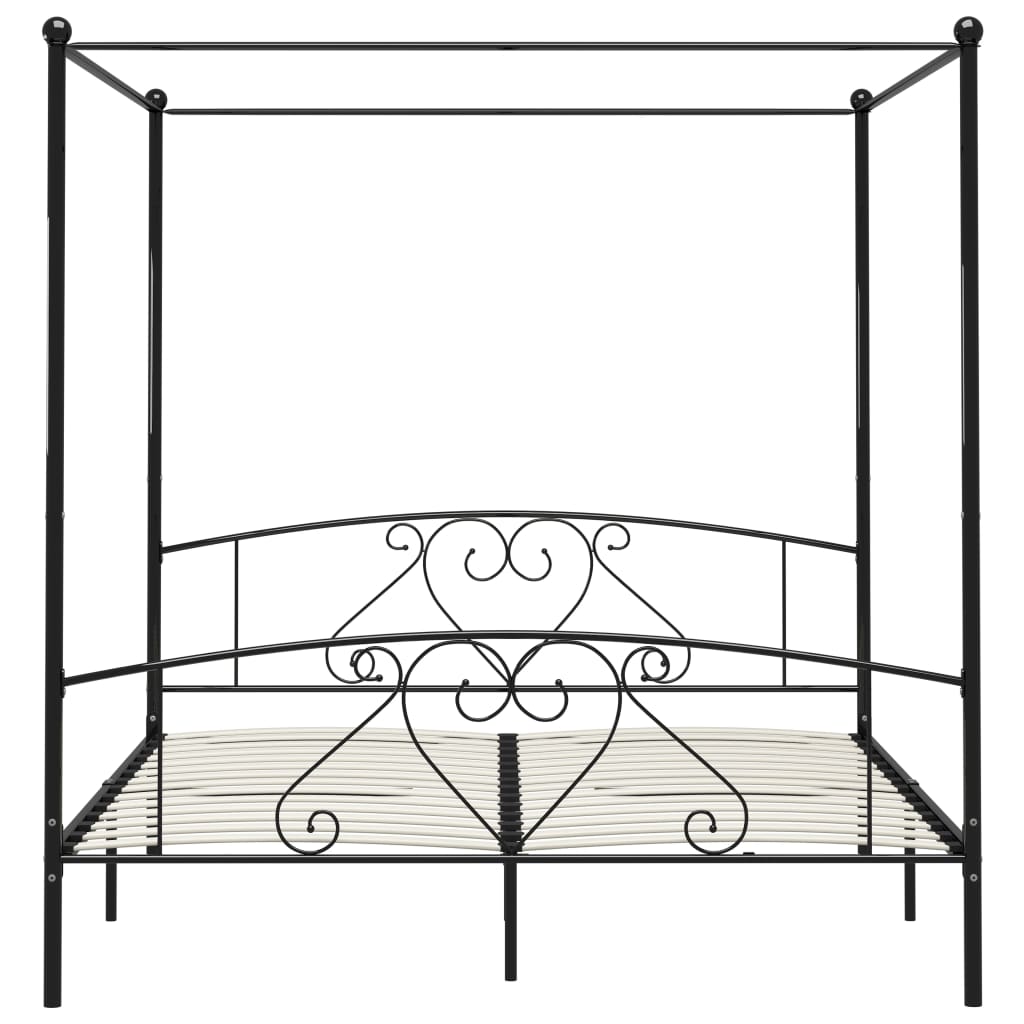 Hemelbedframe metaal 120x200 cm