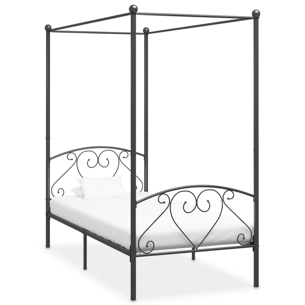 Hemelbedframe metaal 120x200 cm