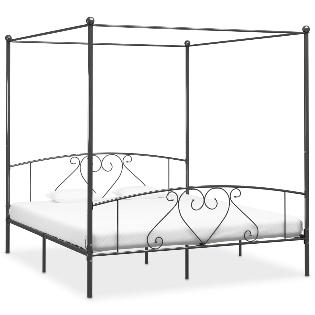 Hemelbedframe metaal 120x200 cm