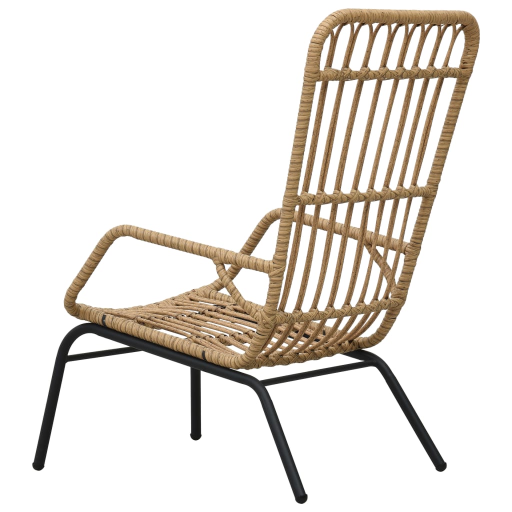 Tuinstoel poly rattan