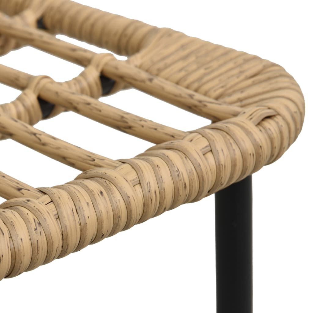 Tuinstoelen 2 st poly rattan