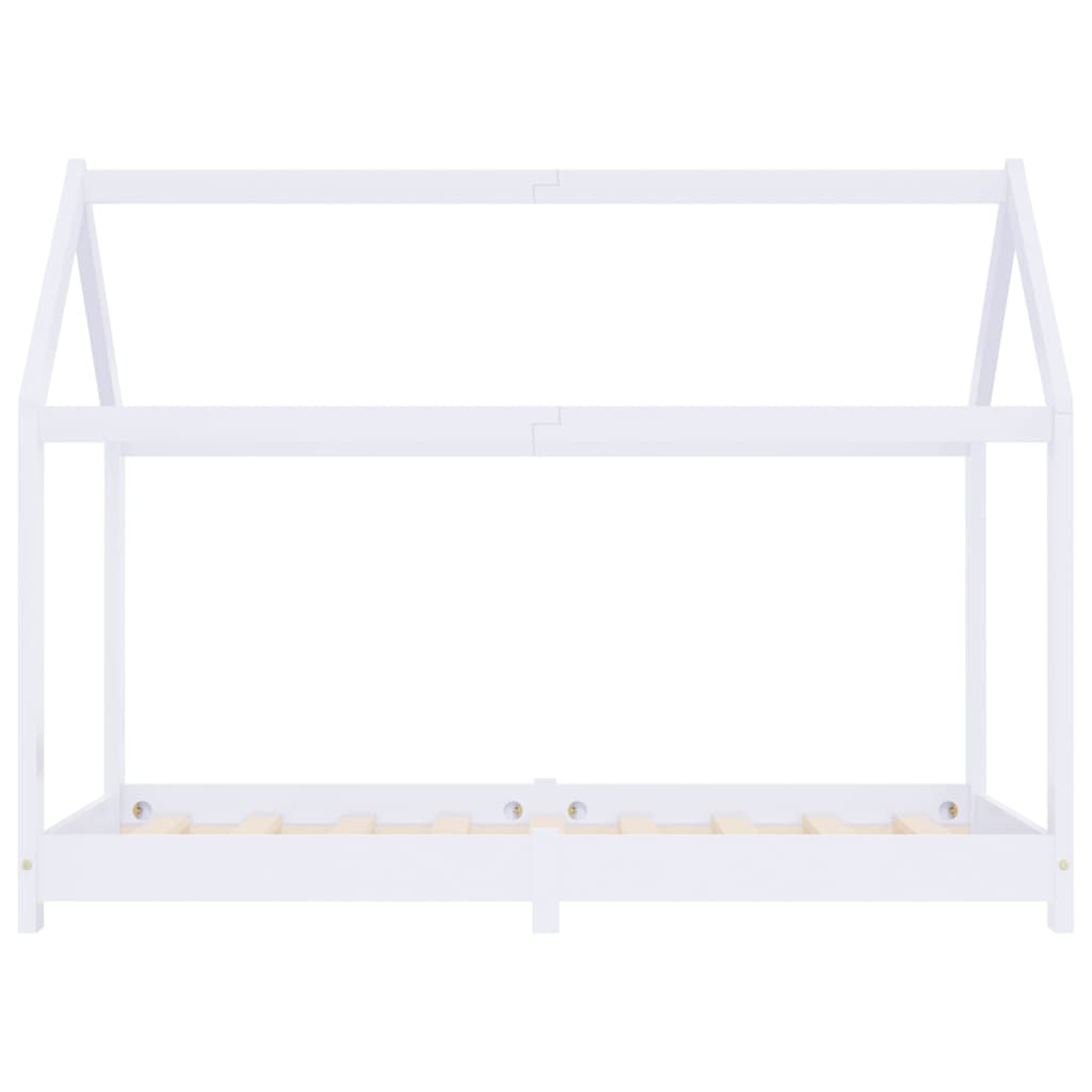 Kinderbedframe massief grenenhout 70x140 cm