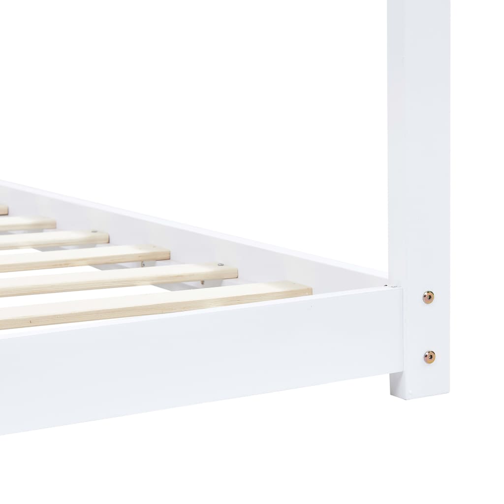 Kinderbedframe massief grenenhout 70x140 cm