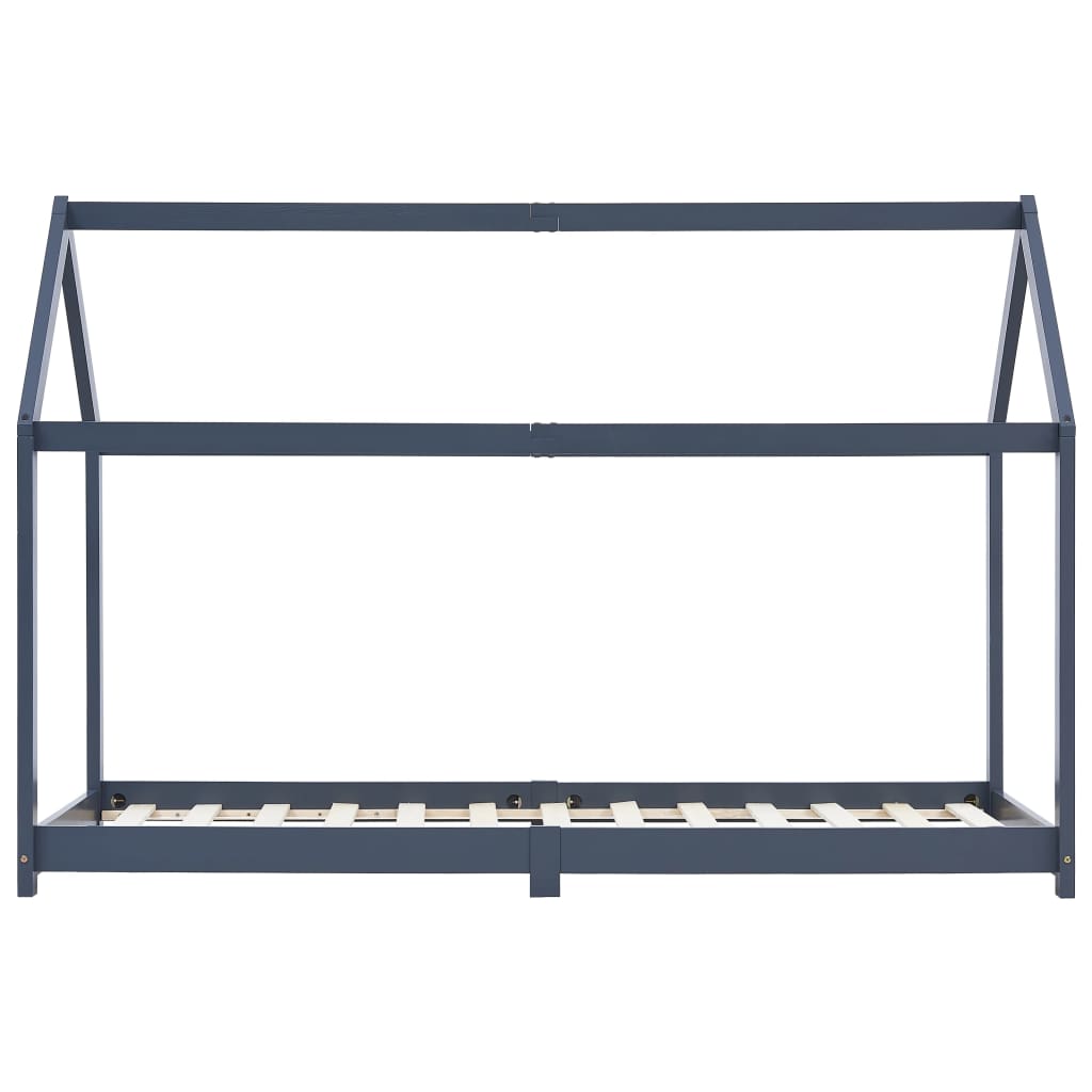 Kinderbedframe massief grenenhout 70x140 cm