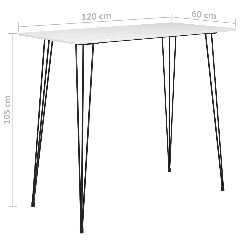 Bartafel 120x60x105 cm