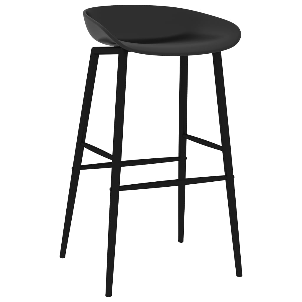 Barstoelen 2 st grijs