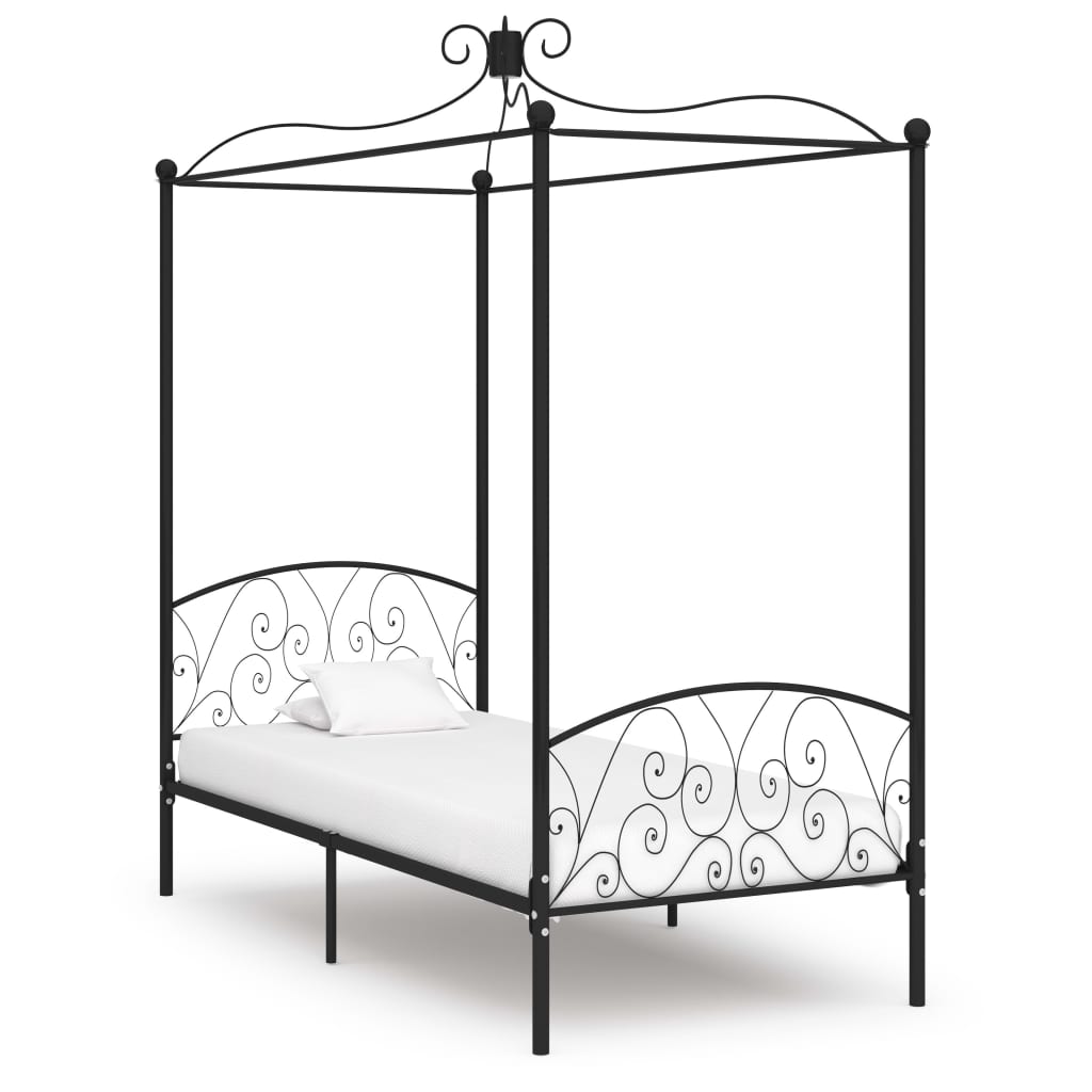 Hemelbedframe metaal 120x200 cm