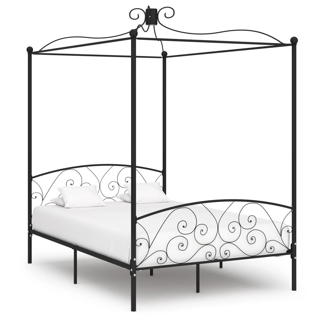 Hemelbedframe metaal 120x200 cm