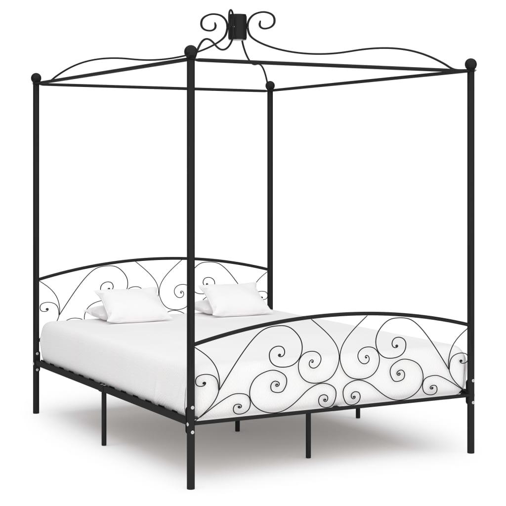 Hemelbedframe metaal 120x200 cm