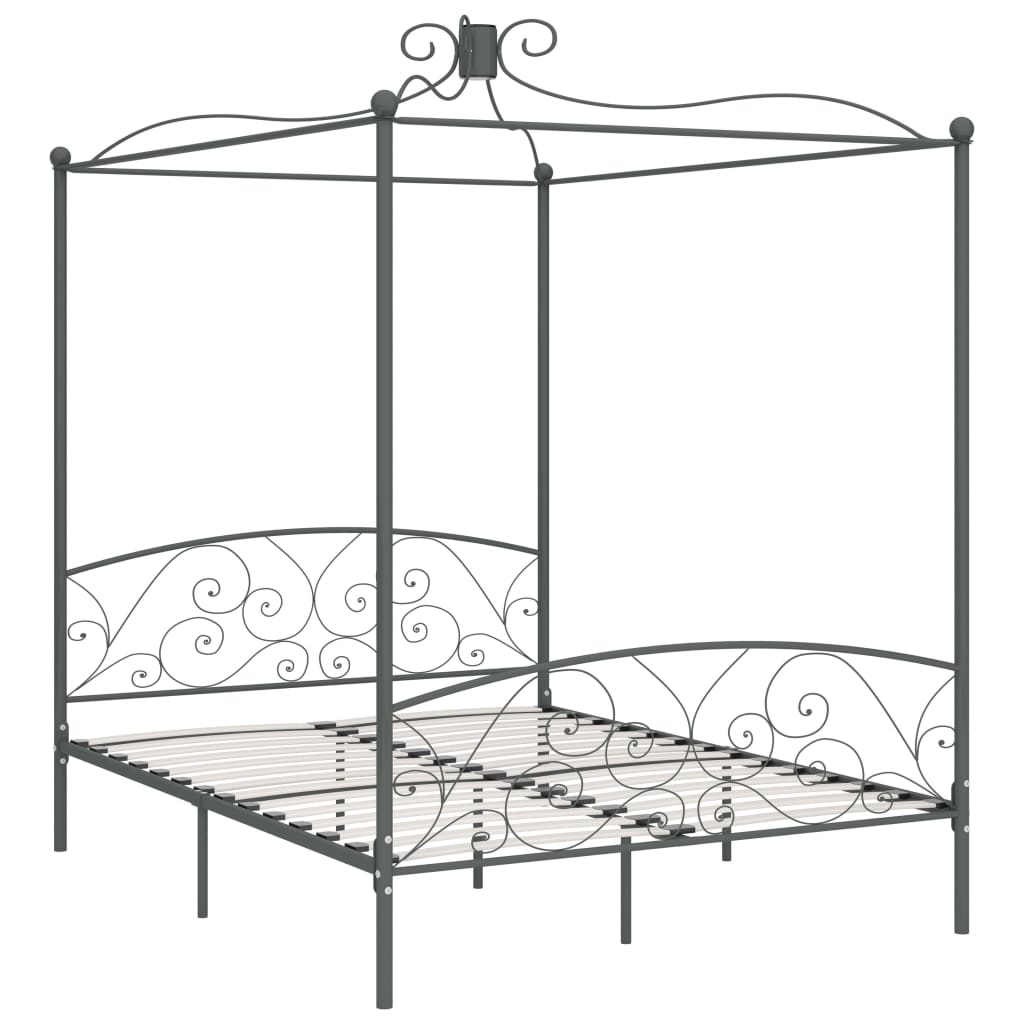 Hemelbedframe metaal 120x200 cm