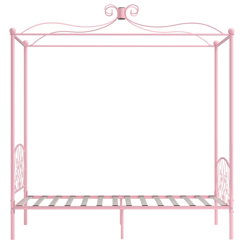 Hemelbedframe metaal 120x200 cm