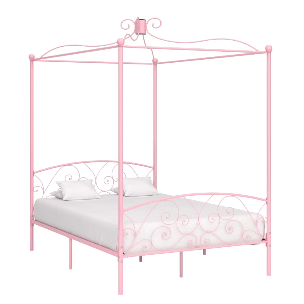 Hemelbedframe metaal 120x200 cm