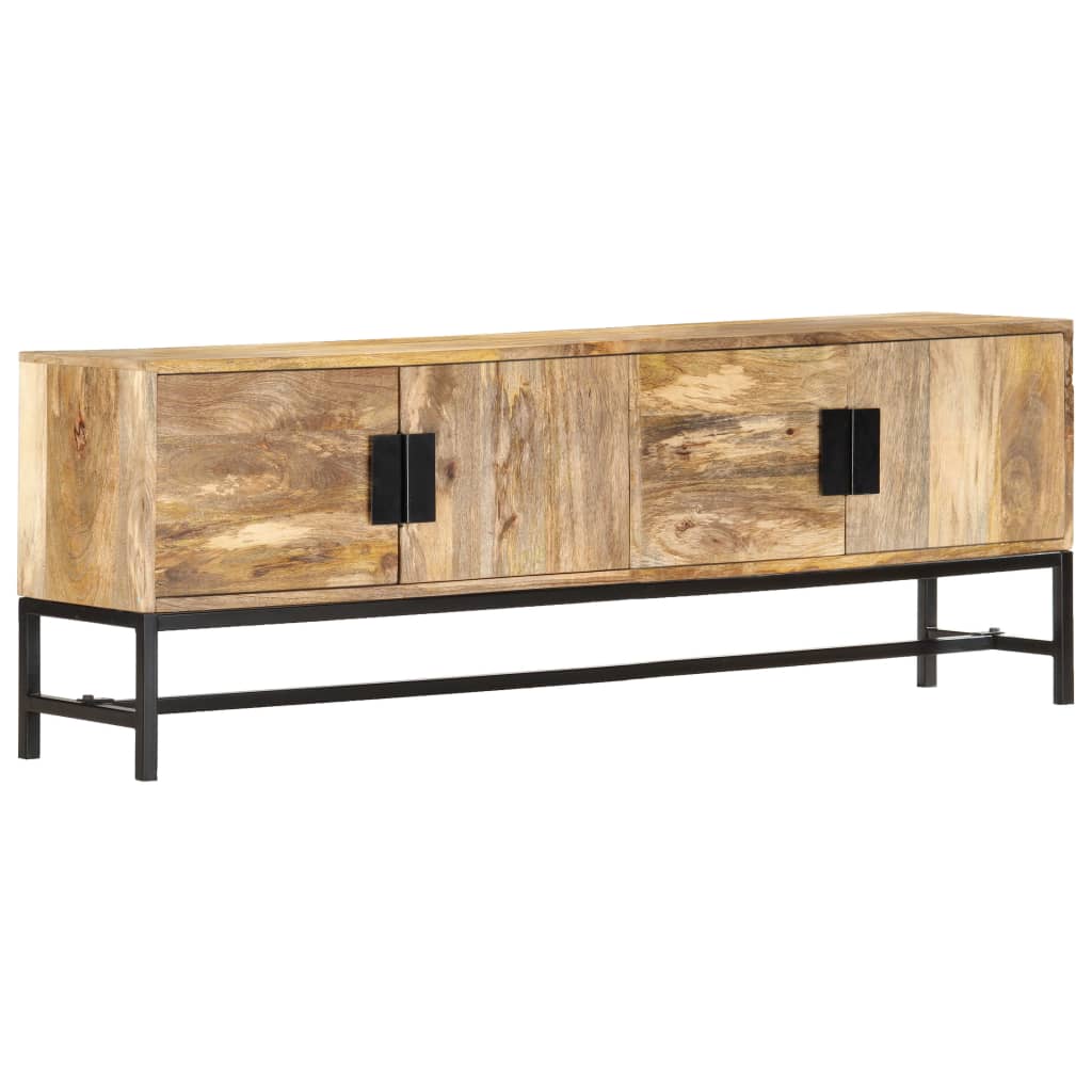 Tv-meubel 140x30x50 cm massief mangohout