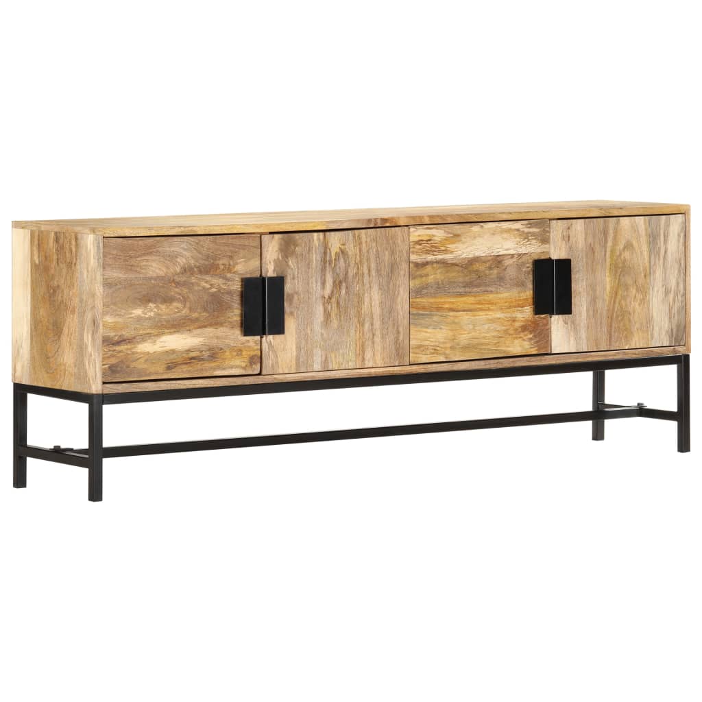 Tv-meubel 140x30x50 cm massief mangohout